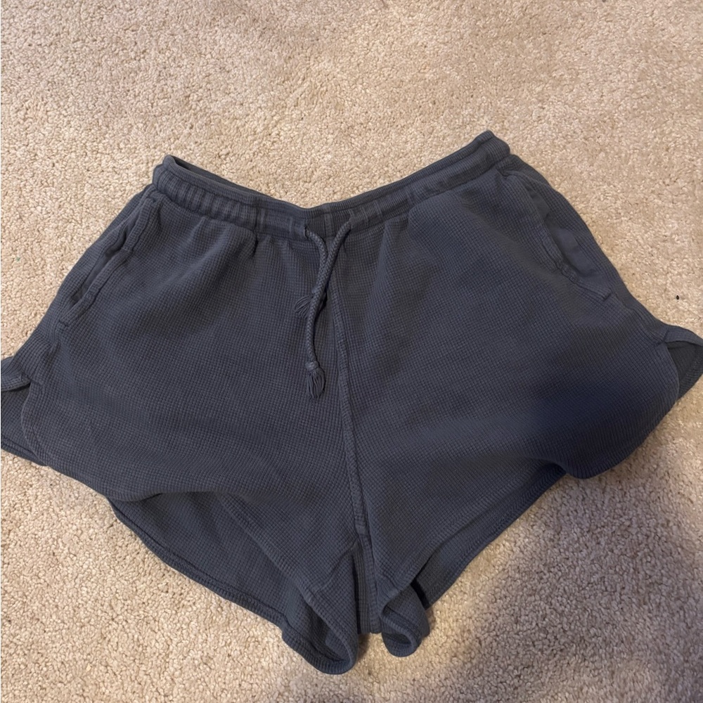 BRANDY MELVILLE JOHN GHALT Women’s Waffle Thermal Shorts